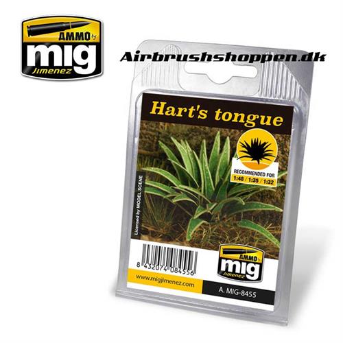 A.MIG 8455 HART'S TONGUE/Hjortetunge laserskåret plante til diorama
